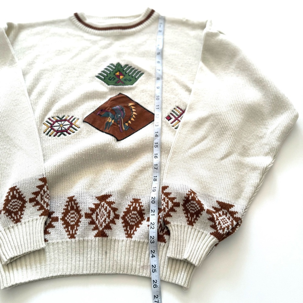 Vintage Aztec Sweater - Picture 2 of 9
